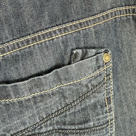 Tommy Hilfiger Denim Trousers Womens Size 8 Blue Gray Stretch Casual Straight - Picture 9 of 16